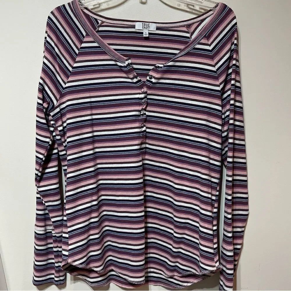 True Craft Striped Women’s Top XL NWOT